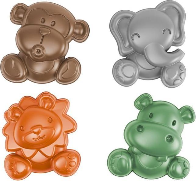 Produktbild Adriatic 4 Sandformen Savanne Löwe Affe Hippo Elefant