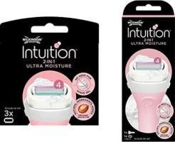 Image du produit Wilkinson Intuition Ultra Moisture For Women Manche rasoir 4 lames (3 x)