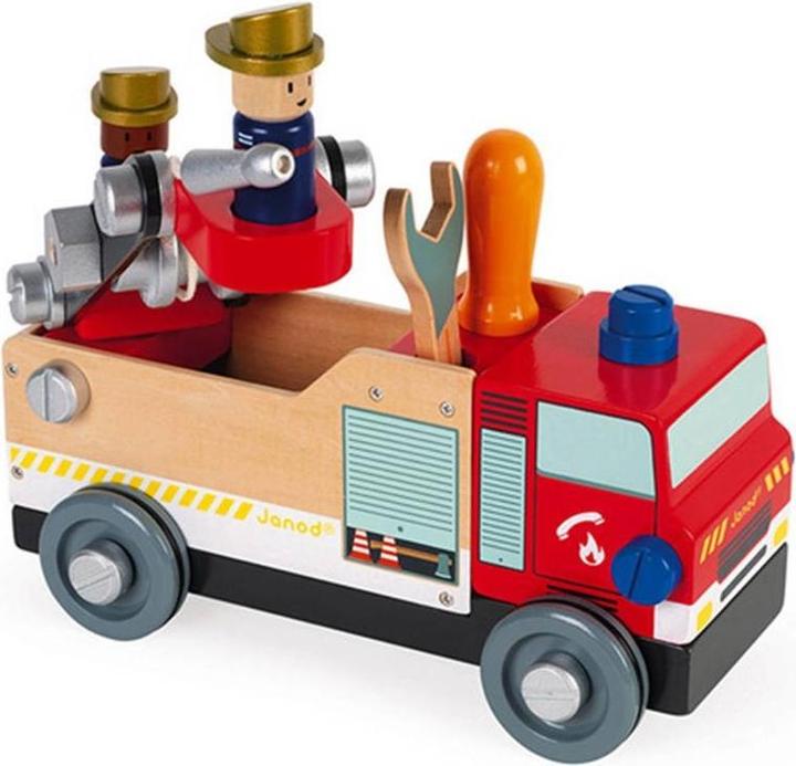 Immagine prodotto Janod Camion dei pompieri Brico'Kids