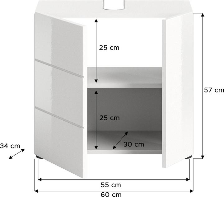 Actual product image Xonox Home Vira (60 x 32 x 56 cm)