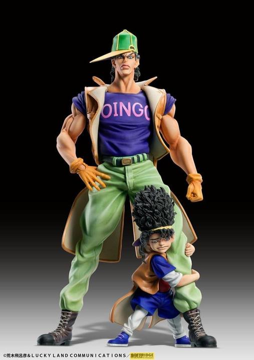 Actual product image Medicos Entertainment JoJo's Bizarre Adventure PVC Statue Legend Oingo & Boingo 19 cm