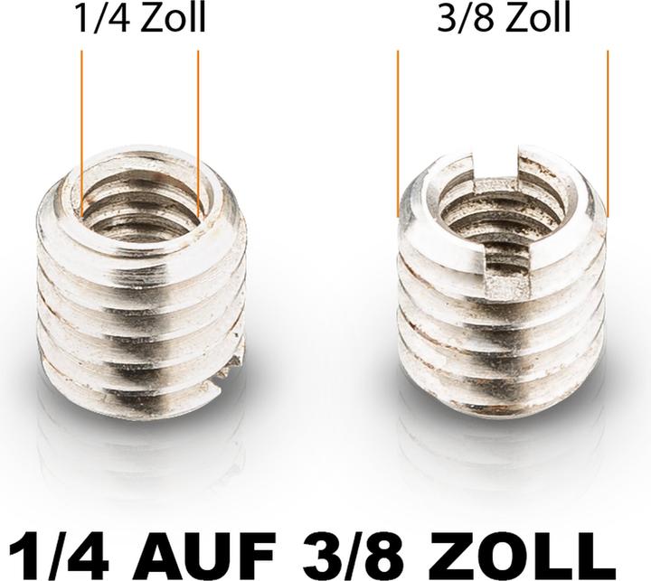 Image du produit Walimex Adaptateur fileté 3/8 pouce à 1/4 pouce (Adaptateur pour pied)