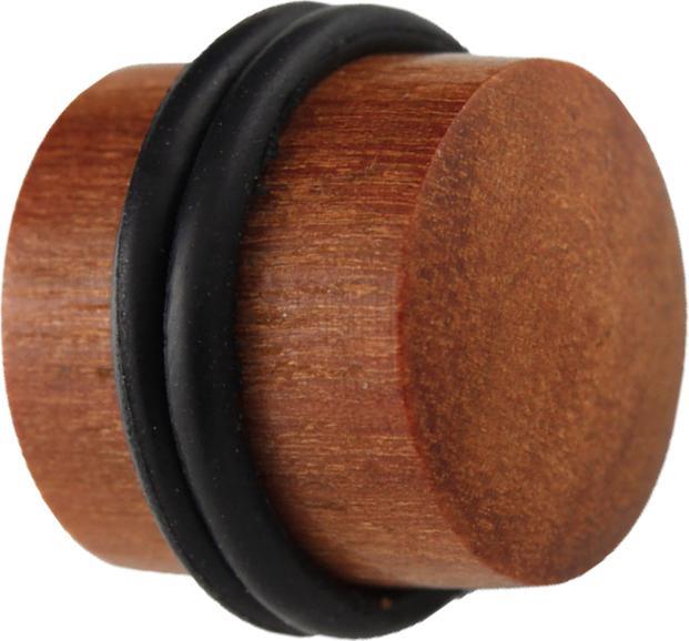 Produktbild Star Piercing Plug aus Teakholz (Organisch, ohne Messing)