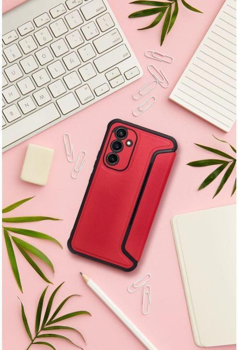 Produktbild OEM Book case RAZOR Book for SAMSUNG A54 5G red (Samsung Galaxy A54 5G)