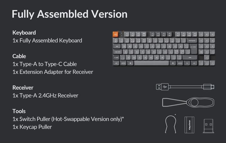 Image du produit Keychron K13 Max (CH, Sans fil, Filaire)