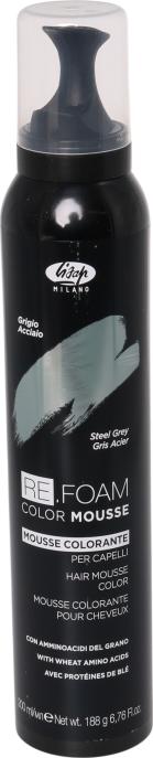 Image du produit Lisap Re.Foam 23 gris acier 200 ml. (200 ml, Mousse coiffante)