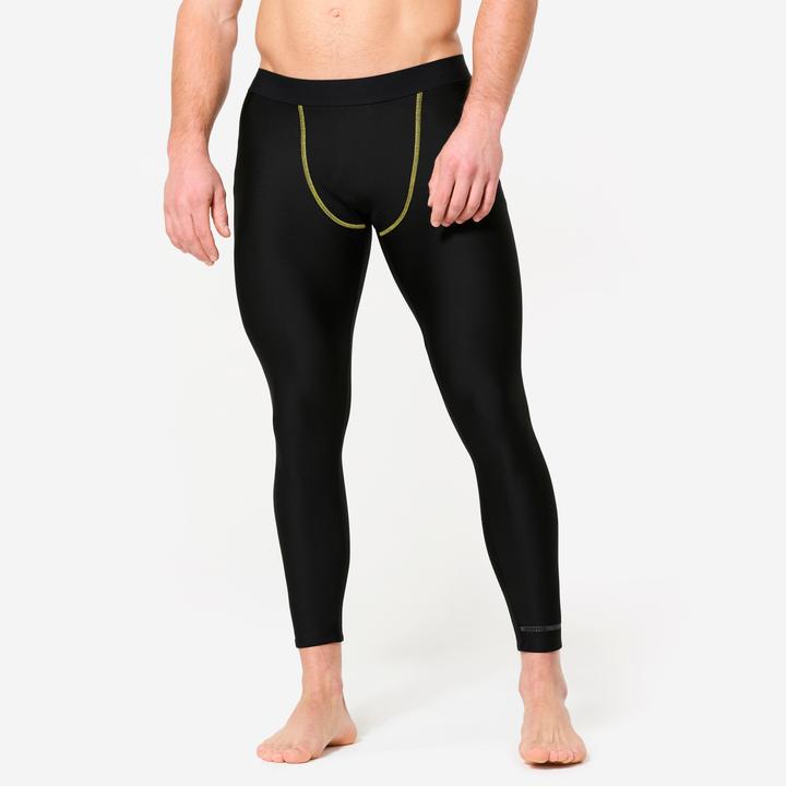 Produktbild Domyos MMA-Leggings Herren - schwarz/gelb (XL)
