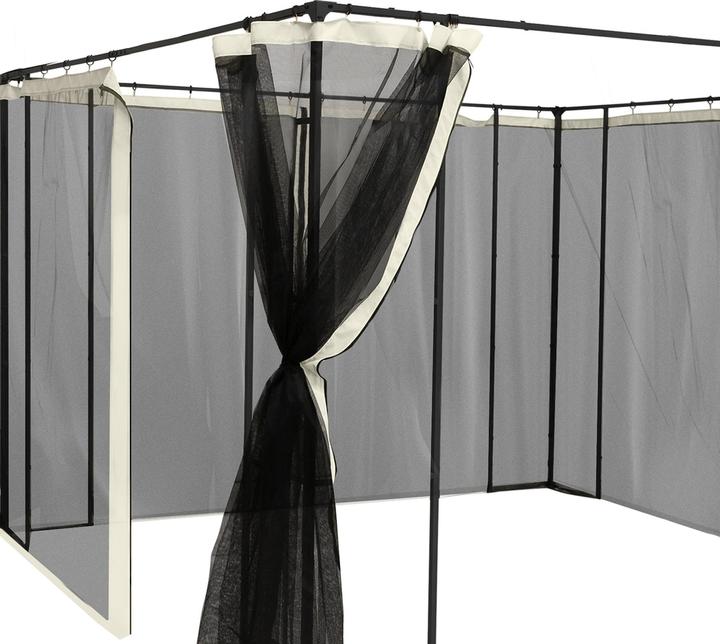 Image du produit Outsunny Moustiquaire pour pavillon 3 x 3 m avec fermeture éclair (352 cm, 352 cm)