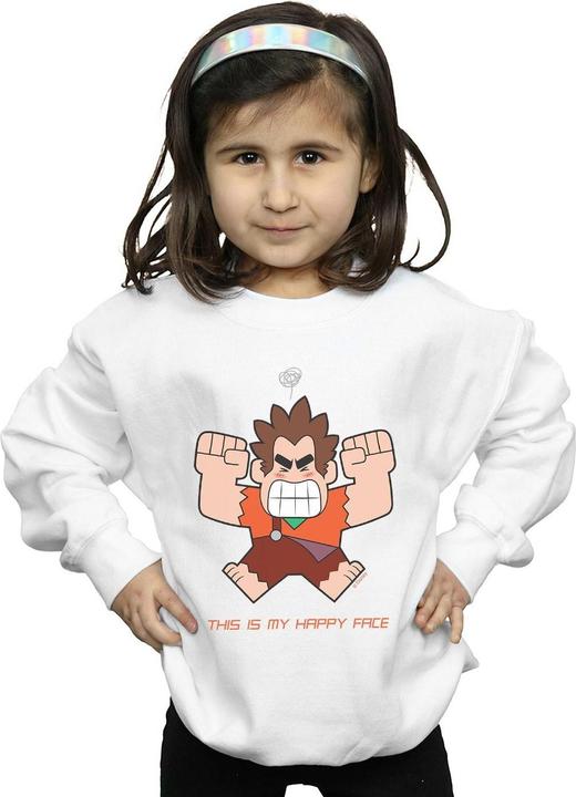 Immagine prodotto Disney Wreck It Ralph Happy Face Felpa Ragazze (140, 146)