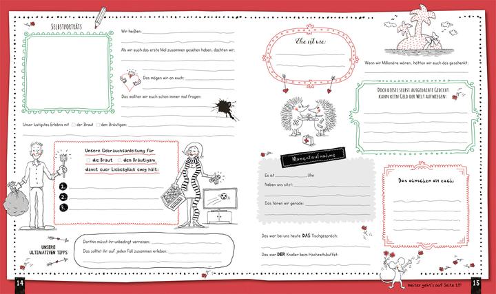 Actual product image Panini Wedding is the most beautiful day in life - The special guest book (Hardcover, German)