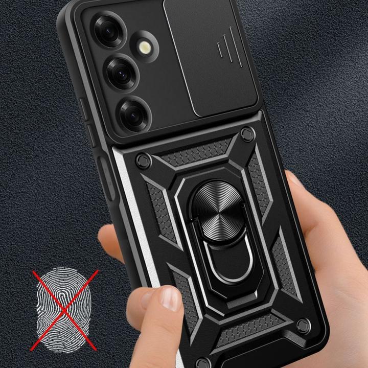 Actual product image Tech-Protect Camshield Pro Case for Samsung Galaxy M35 5G - Black (Samsung Galaxy A35)