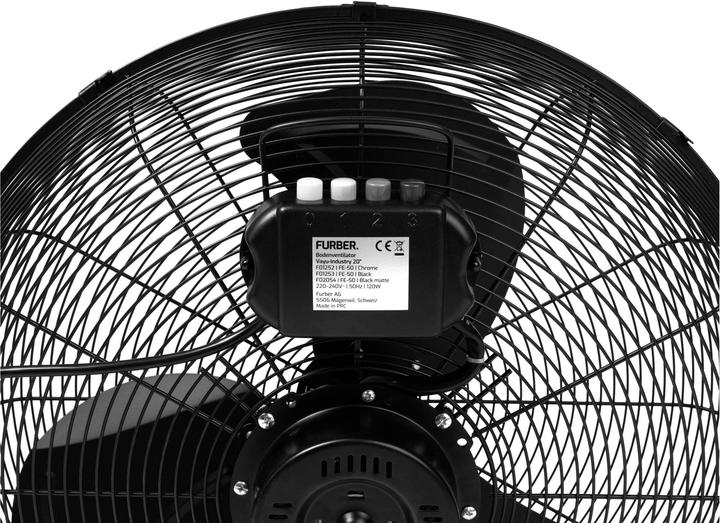 Produktbild Furber Bodenventilator Vayu-Industry 20 Schwarz matt (62 dB)