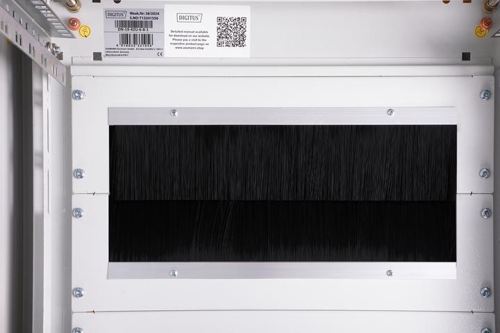 Image du produit Assmann Armoire réseau DIGITUS 42U Unique 600x800mm porte vitrée grise (42 HE, Rack 19 pouces)