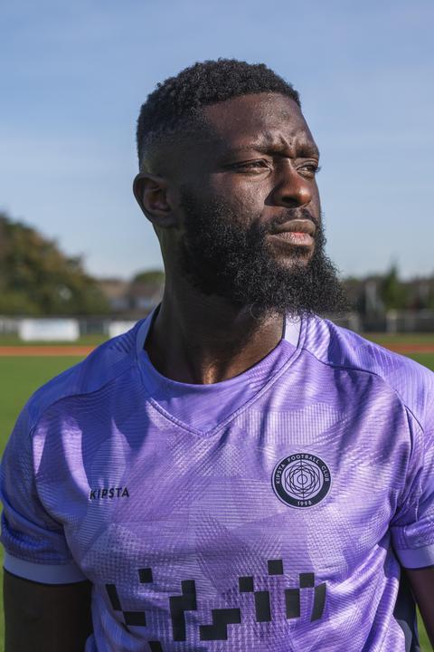 Image du produit Kipsta Maillot de Football Femme/Homme manches courtes - Viralto II Parma bleu/violet (L)