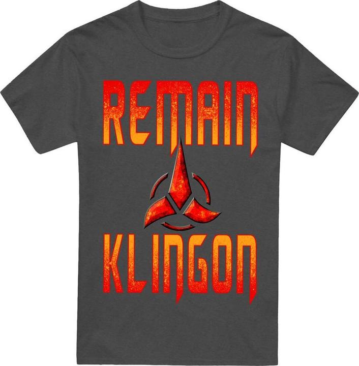 Produktbild Universal Textiles Remain Klingon TShirt (3XL)