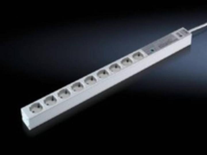 Produktbild Rittal Steckdosenleiste 9 Schuko-Stecker (9 x, CEE 7/3, 2 m)
