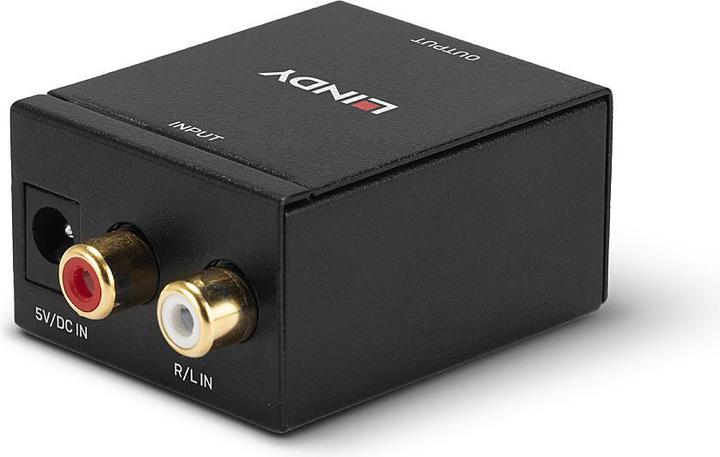 Actual product image Lindy Phono to Toslink (Optical) & Coaxial ADC (Analog -> Digital)