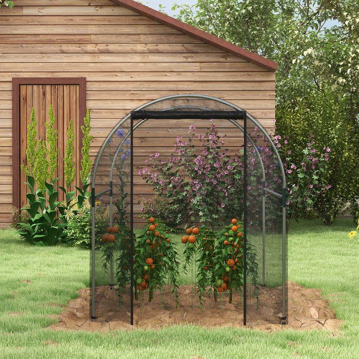 Produktbild Swisshandel24 1,2x1,5x1,5m Gartennetz, Pflanzenschutzzelt mit Tür, Insektenschutznetz, Schädlingsschutznetz für Ga