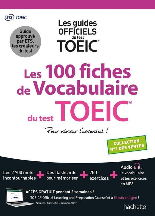 Immagine prodotto Les 100 fiches de vocabulaire du test TOEIC (Francese, Collettività, 2024)