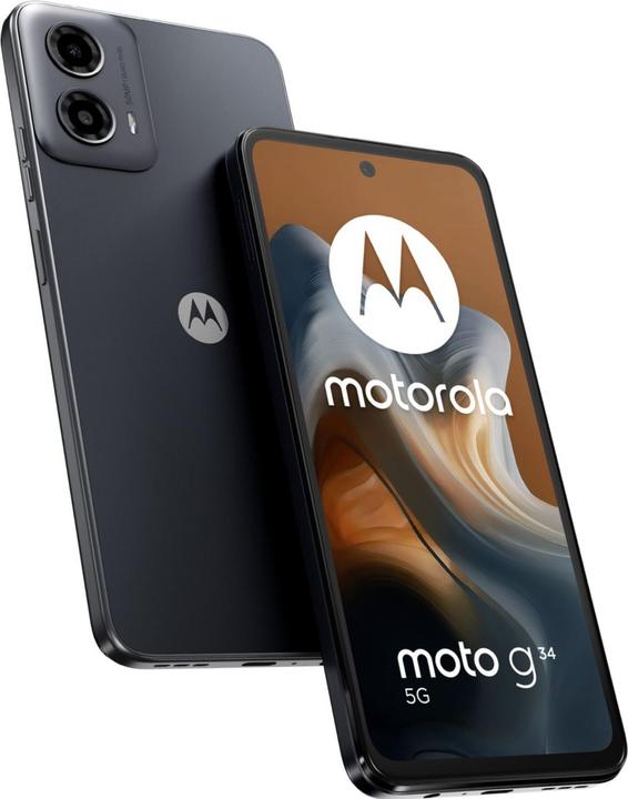 Productafbeelding Motorola moto g34 5G (128 GB, Kolenzwart, 6.50", Dubbele SIM, 50 Mpx, 5G)