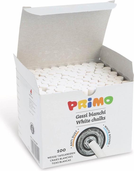 Actual product image Primo Crayons dust free (White, 100 x)