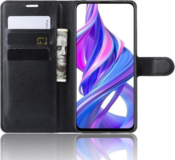 Produktbild MU Classic Litchi Leder Bookcover Series (Honor 9X)