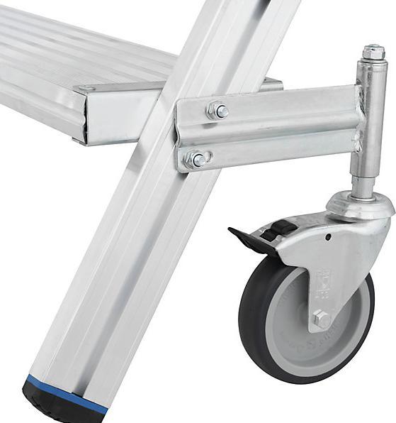 Immagine prodotto Krause Scala a piattaforma con corrimano extra alto (Scala a pioli, 250 cm)