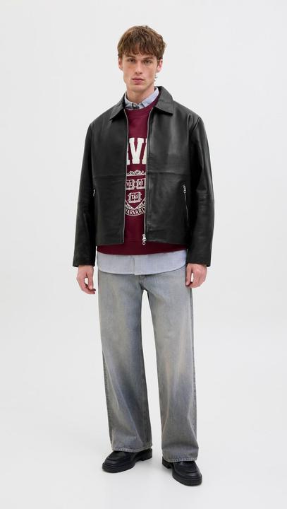 Actual product image Jack & Jones Lederjacke Lederjacke (L)