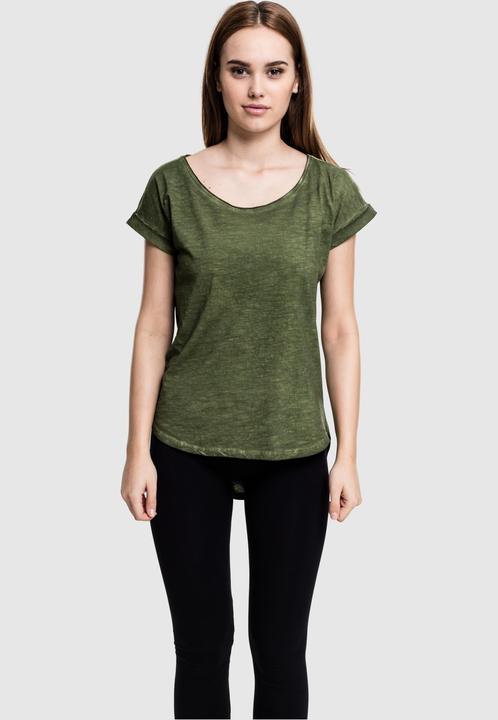 Immagine prodotto Urban Classics Tee lungo da donna a forma di schienale con tintura spray (XS)