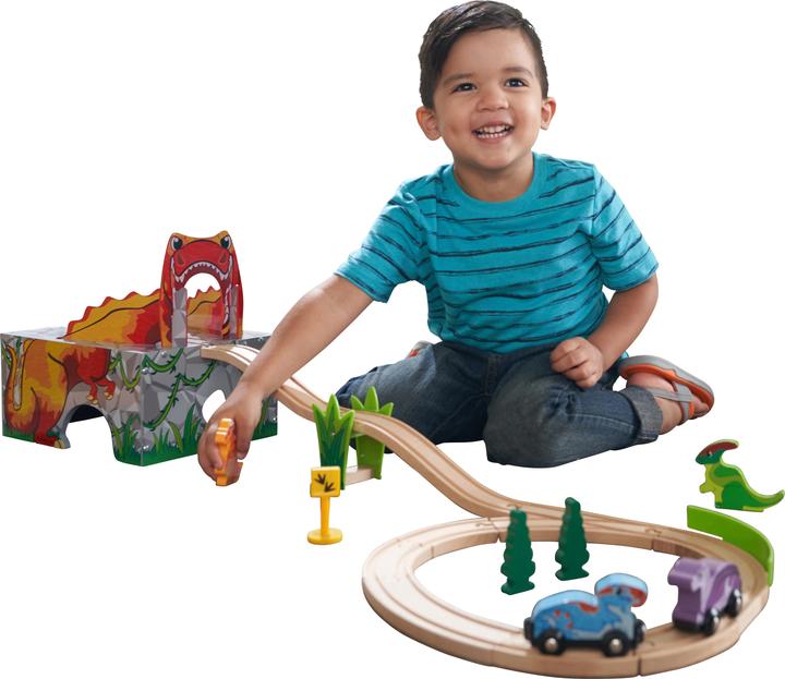Immagine prodotto KidKraft Adventure Tracks™ Dino-Welt Bebende T-Rex-Höhle