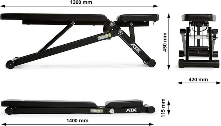 Actual product image ATX Weight bench