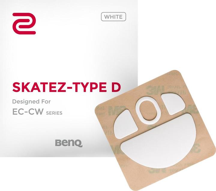 Immagine prodotto Zowie Gear BENQ Zowie skatez type d white mousefeet per mouse serie ec-cw bianco spessore 0,6 mm
