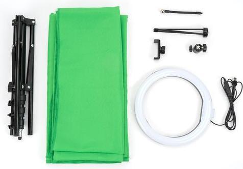 Produktbild 4smarts LoomiPod XL mit Green Screen (Ringleuchte)