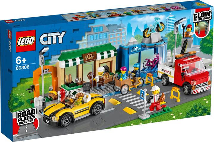 Immagine prodotto LEGO Strada commerciale della città con negozi 60306 (60306, LEGO City)