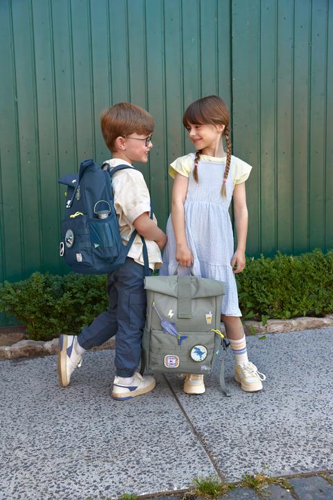 Produktbild Lässig Kinderrucksack Rolltop Medium Grün (12 l)