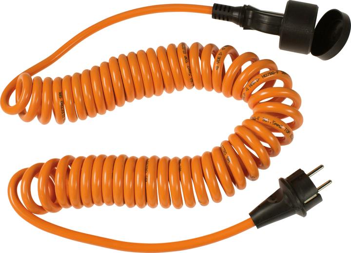 As - Schwabe Baustelle Spiralverlängerung (5 m, CEE 7/3)