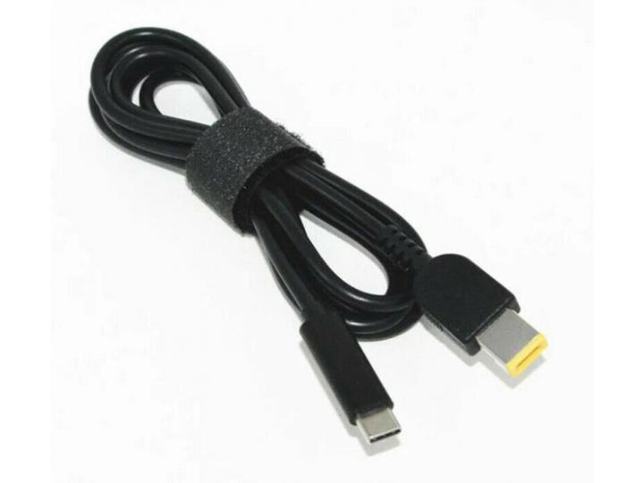 Produktbild PowerGuard USB-C auf Lenovo Square Thinkpad Kabel mit rechteckigem Flachstecker (10.5 x 4.2mm) 1.5m (USB 3.2 Gen 1)