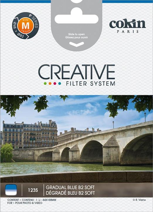 Immagine prodotto Cokin X123S Filtro graduato blu 2 morbido (130 mm, Filtri graduati grigi)