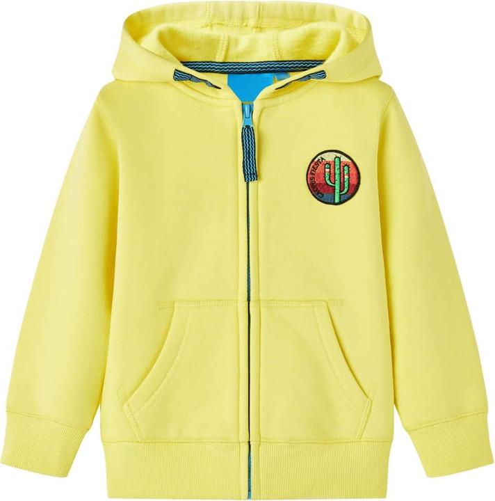 Image du produit VidaXL Sweat à capuche zippé pour enfant Jaune clair (104)