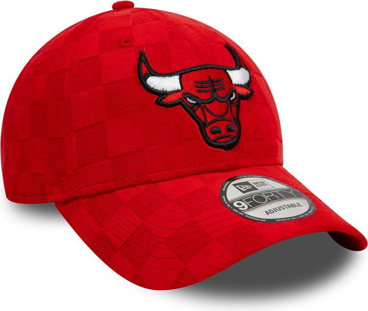 New Era 9Forty Strap Cap - Check Chicago Bulls Rot