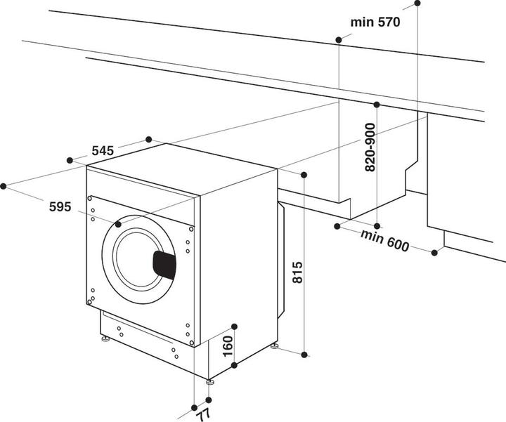 Produktbild Whirlpool BI WDWG 861485 EU