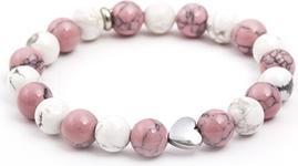 Produktbild Beneto Bead bracelet made of howlite MINK91 / 17