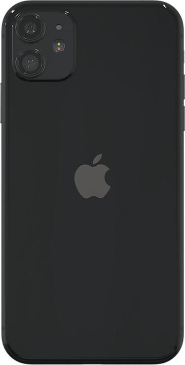 Actual product image Renewd iPhone 11 (64 GB, Black, 6.10", 12 Mpx, Dual SIM, A / Like new)