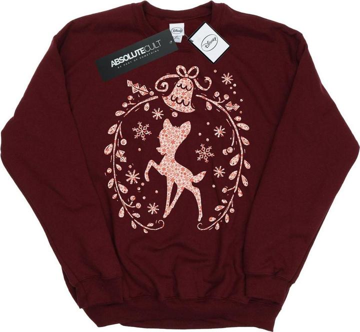 Immagine prodotto Disney Bambi Christmas Wreath Felpa Ragazze (128)