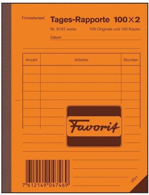 Actual product image Favorit Tagesrapporte (200 x)