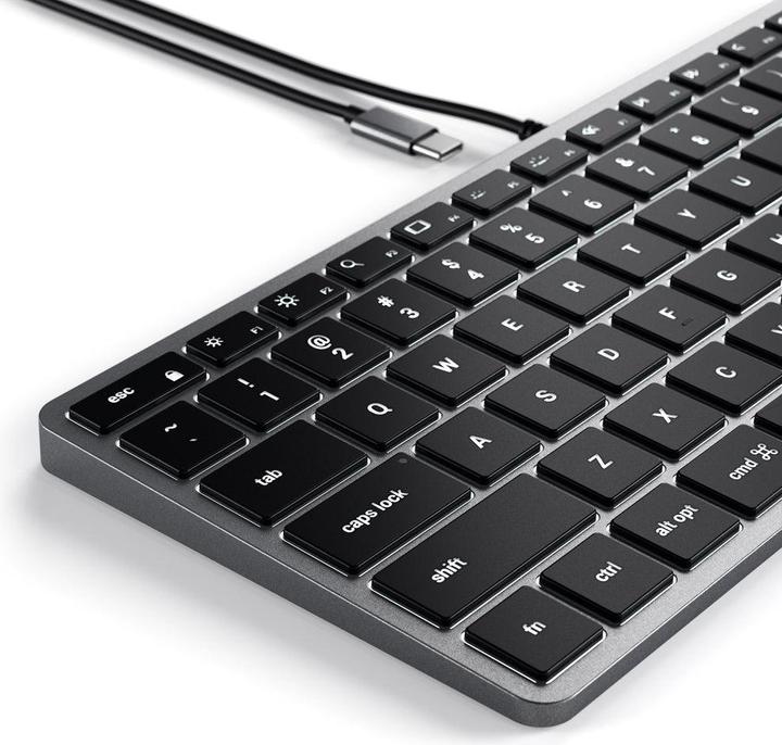 Produktbild Satechi Slim W1 - Tastatur - hinterleuchtet (US, Kabelgebunden)