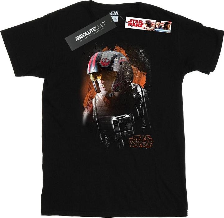 Immagine prodotto Star Wars The Last Jedi Poe Dameron Brushed Maglietta Uomo (XXL)