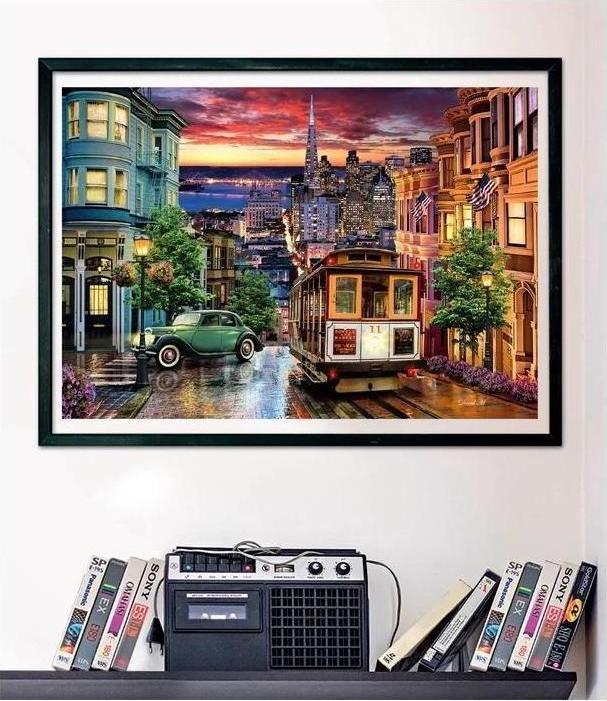 Image du produit Clementoni Puzzle CLE puzzle 1000 Compact San Francisco 39776 (1000 pièces)