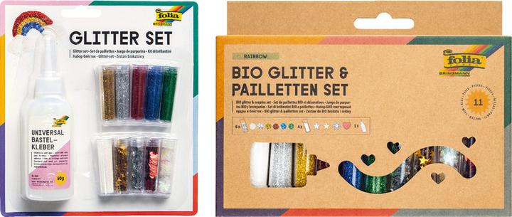 Produktbild Folia Glitterset mit Deko-Kleber