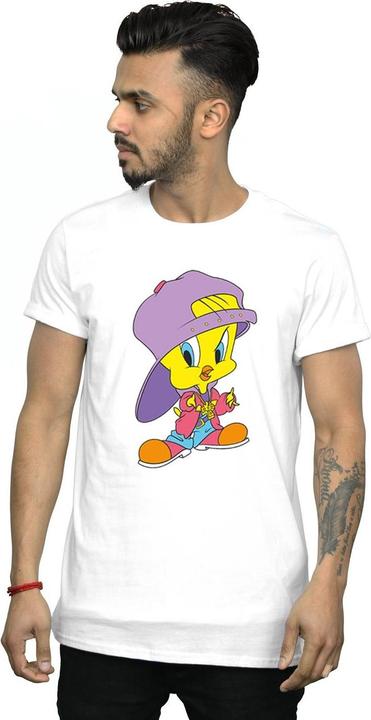 Actual product image Looney Tunes Mens Tweety Pie Hip Hop T-Shirt (XL)